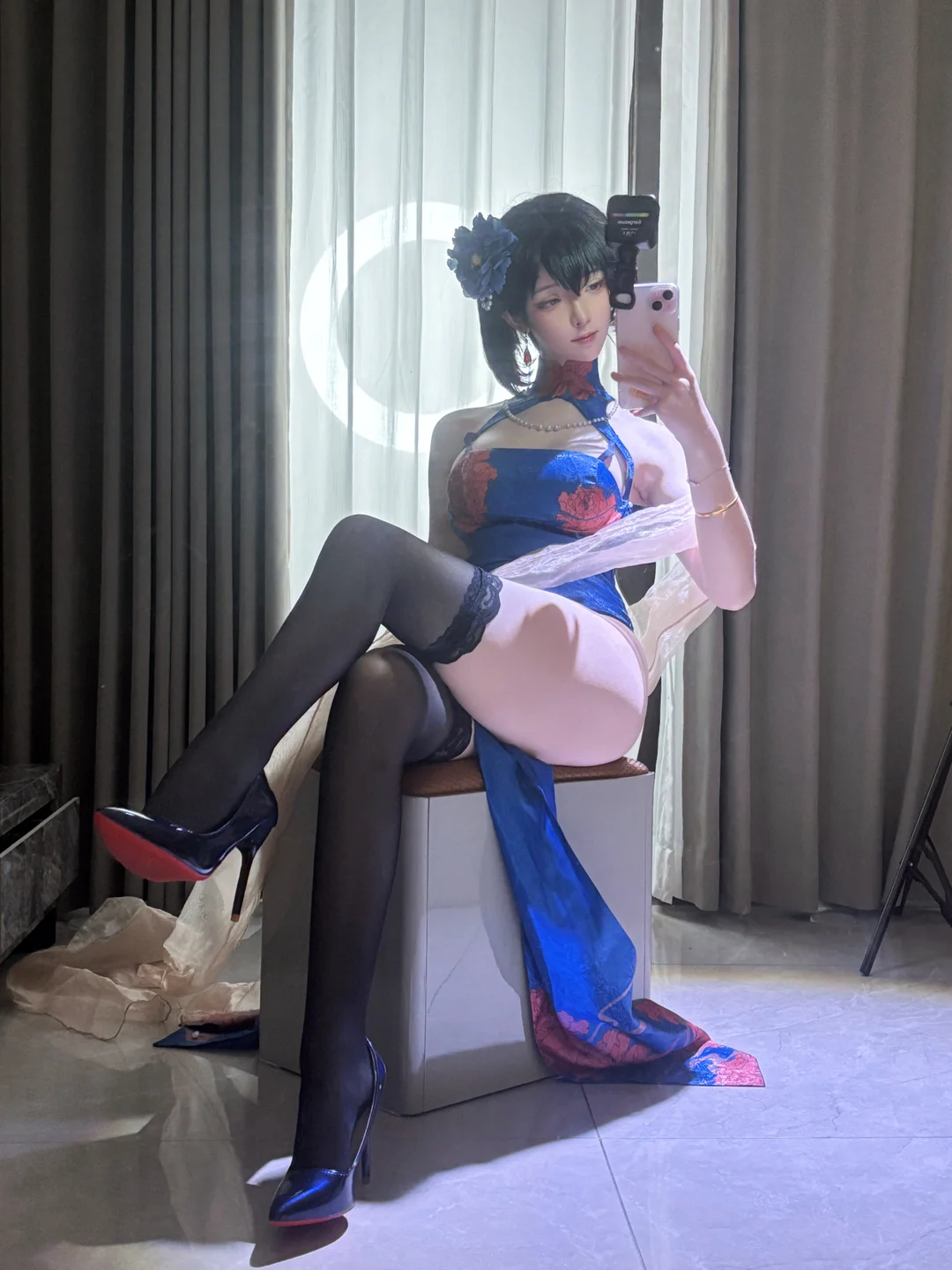 一小央泽 - 碧蓝航线 建武 旗袍 [87P,7V-1.85GB] tg@simisebaisi 【丝足阁】047.webp